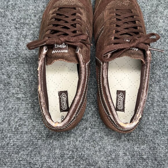Vans Dabney Shoes Women's Size 8 Brown Suede Corduroy Low Lace Y2K Retro Sneaker - Picture 12 of 16